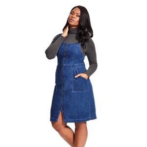 City Chic Denim Dress Flash Sales, 54 